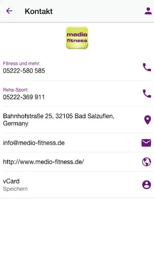 Medio Fitness Screenshot 1