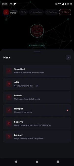 Pombe Vpn Screenshot 1
