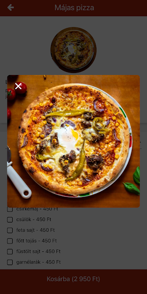 Vigáni Pizzéria Screenshot 3