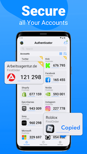 Authenticator App Screenshot 0