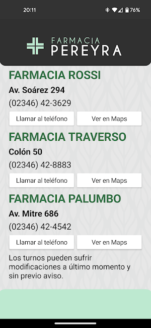 Farmacia Pereyra Screenshot 1