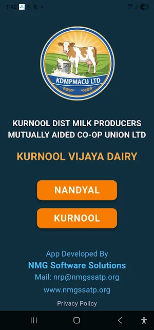 nmgss-kurnool vijaya dairy Screenshot 0