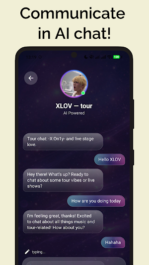 XLOV Fake Call & Chat Screenshot 3