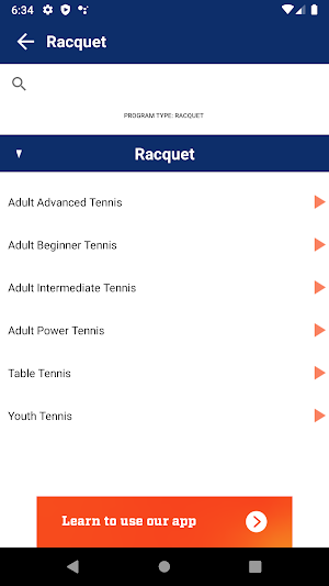 UVA IM-Rec Sports Screenshot 2