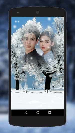 Snow Fall Photo Frames Screenshot 1
