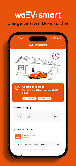 waEV-smart - Smart EV Charging Screenshot 0