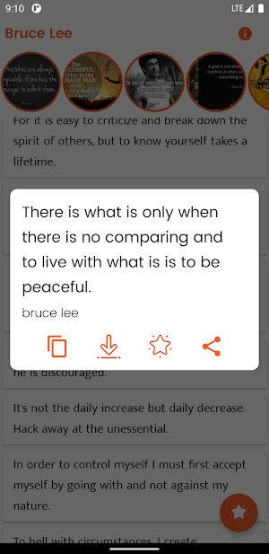 Bruce Lee Quotes and Sayings Screenshot 0