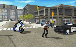 Police Bike Real Crime City Driver Screenshot 1