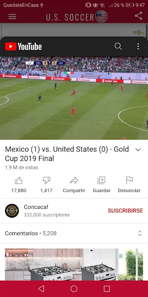 USA Soccer Team - Gold Cup Screenshot 3