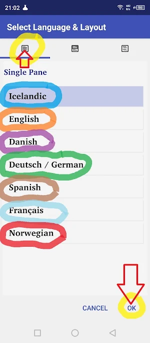 Icelandic with English Screenshot 3