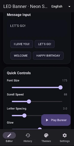 LED Banner - Neon Sign Screenshot 1