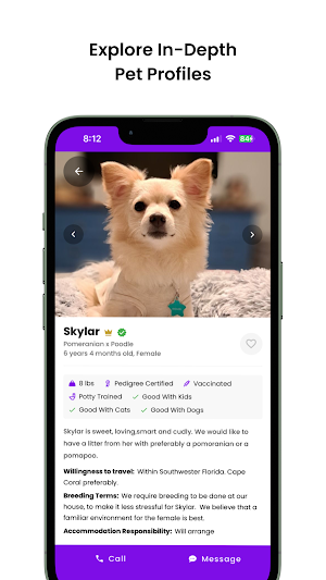 Petmeetly - Pet's Match Finder Screenshot 3