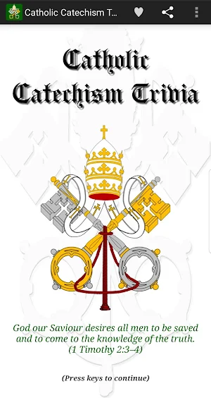 Catholic Catechism Trivia Screenshot 0