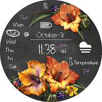 BFF107 - Blackboard Art Flower