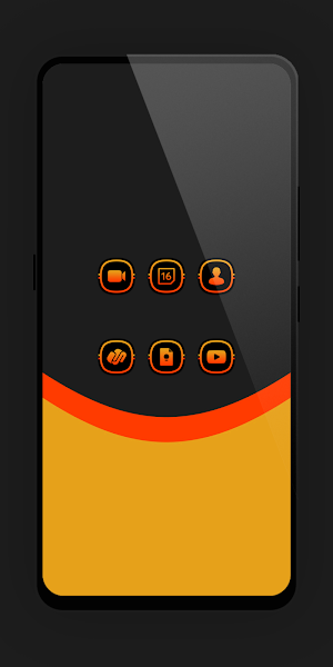 Funky Orange Icon Pack Screenshot 1