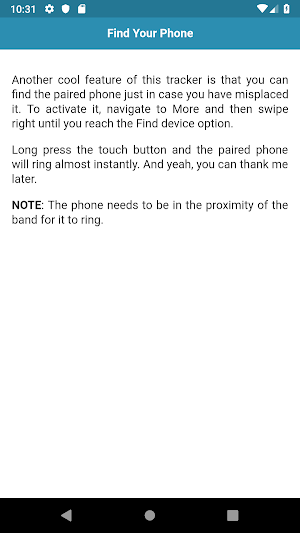 User Guide for Mi Band 3 Screenshot 2