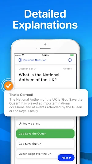 Life in the UK Test 2020 Screenshot 1