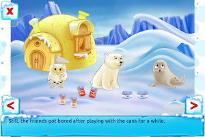 Polar Bear Cub - Fairy Tale with Games Free Screenshot 1