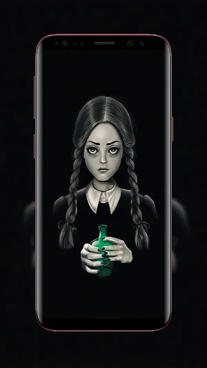 Wednesday Addams Wallpaper Screenshot 2