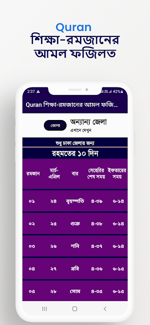Quran শিক্ষা-রমজানের আমল ফজিলত Screenshot 2