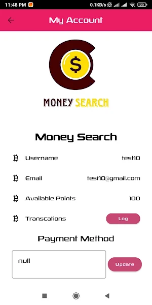 Money Search Screenshot 3