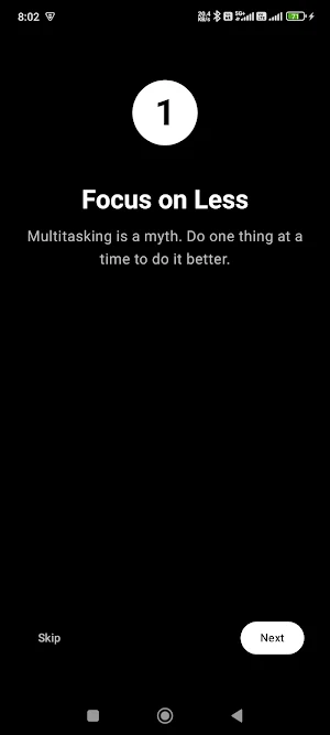 One-Thing Mode Screenshot 0