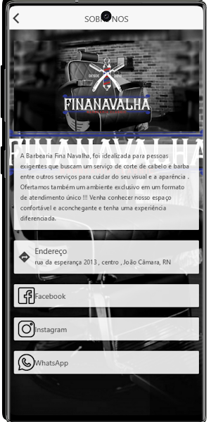 Barbearia Finanavalha Screenshot 2