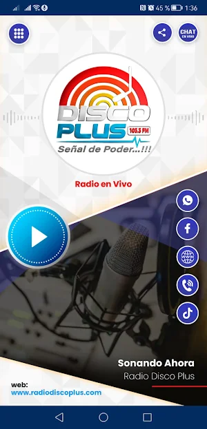 Radio Disco Plus Screenshot 1