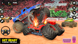 Monster Derby Truck Fighting Screenshot 1