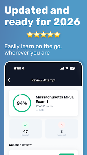Massachusetts MPJE Exam Prep Screenshot 1