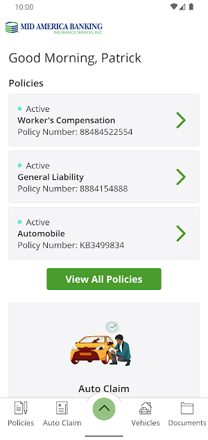 Mid America Banking Insurance Screenshot 1