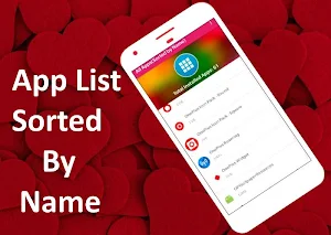 List My Apps ( Sorted By Name , Sorted by Size) Screenshot 1
