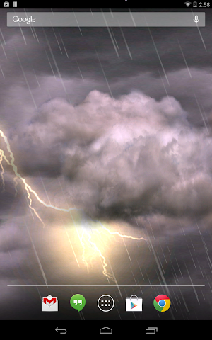 Thunderstorm Free Wallpaper Screenshot 1