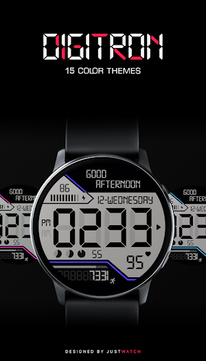 Digitron Watch Face Screenshot 1