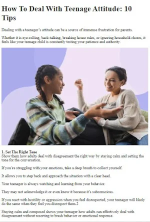 How to Handle with Teenagers Screenshot 3