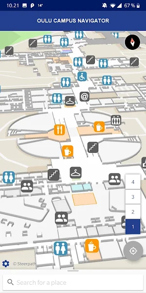Oulu Campus Navigator Screenshot 1