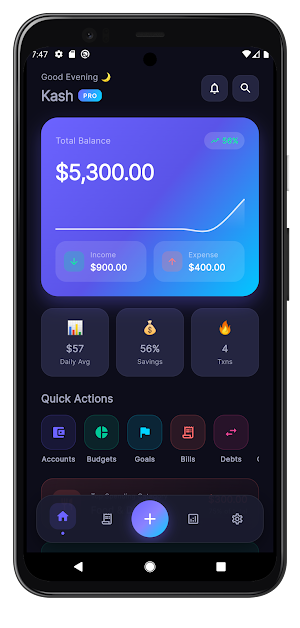 Kash - Money Manager Screenshot 0