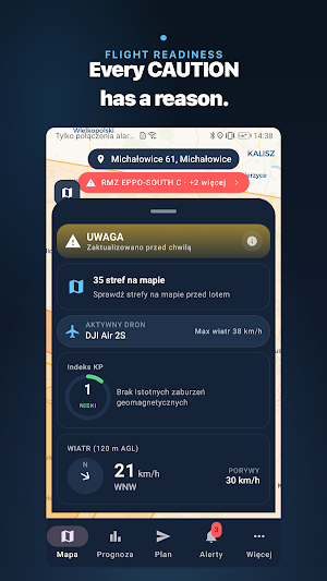 DroneWise: Drone Weather Map Screenshot 1