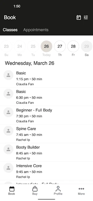 Pilates La Vie Screenshot 1