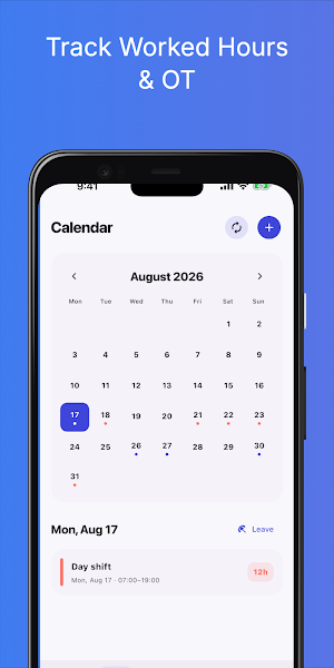 ShiftPilot: Shift Calendar Screenshot 2