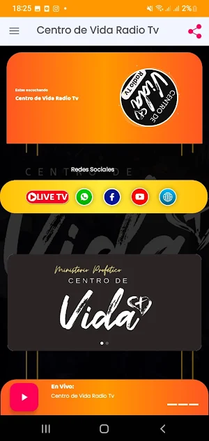Centro de Vida Radio Tv Screenshot 1