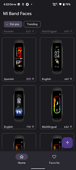 Mi Band 6 WatchFaces Screenshot 0