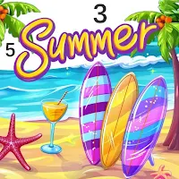 Beach Color Paint By Number
