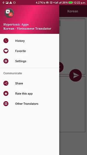 Korean - Vietnamese Translator Screenshot 2