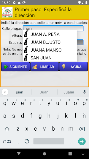 Taxi Puerto Screenshot 2