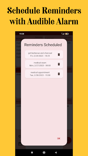 weekly planner Screenshot 3