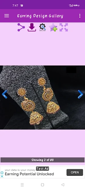 Earring Design Gallery Screenshot 3