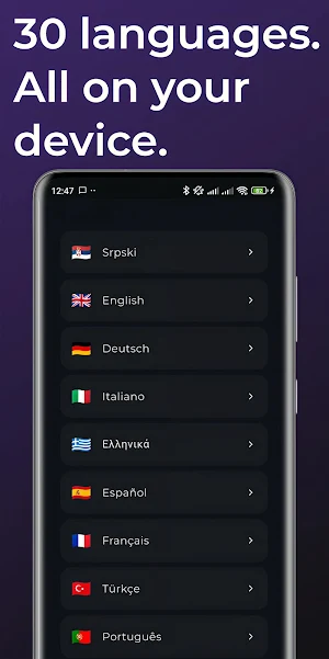 Offline Translator - Putnik AI Screenshot 2