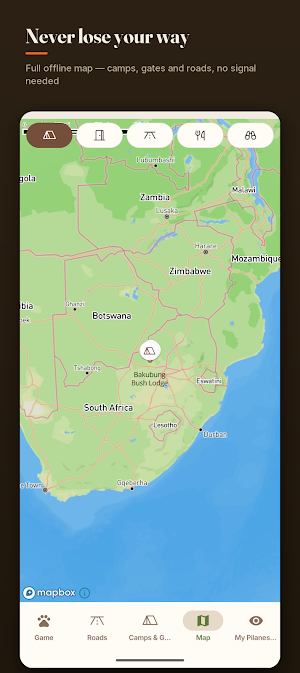 Pilanesberg Safari Guide Screenshot 0