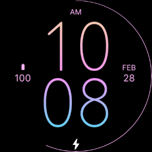 Summer Air Watch Face Screenshot 3
